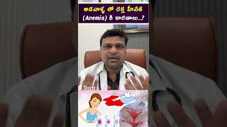 ఆడవాళ్ళ లో రక్త హీనత Anemia కి కారణాలు  hematologist  Dr Chandrasekhar Bendi [upl. by Blinny]