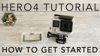 GoPro HERO 4 Black amp Silver Tutorial How To Get Started [upl. by Boru37]