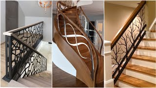 100 Stairs railing design ideas  Iron safety grill designs 2024 [upl. by Winter]