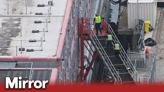 Bibby Stockholm Migrants removed from barge after Legionella bacteria found [upl. by Ennej]