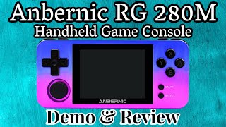 Anbernic RG280M Handheld Video Game Console Review amp Demo  Portable Console RG 280M  RetroPie Guy [upl. by Carmelo329]