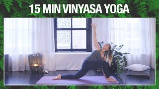 Vinyasa Flow 15 min  YOGA MET MILOU [upl. by Moody365]