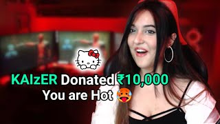 I Donated ₹10000 To Beautiful Streamers [upl. by Menell803]