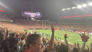 Evan McPherson 35yard Game Winning Field Goal vs Jacksonville 93021 Crowd Shot [upl. by Ennaeed]