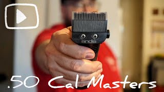 Caliber 50 Cal Clipper Review  Andis Masters Blade Modification  Best Hair Clipper Setup [upl. by Chastain273]