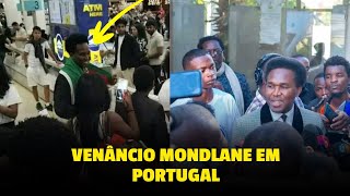 Venâncio Mondlane recebido heroicamente em Portugal [upl. by Yelkreb]