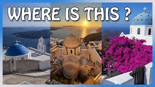 Santorini  Guide to finding the famous INSTAGRAM SPOTS of Fira amp Imerovigli [upl. by Adalia]