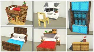 7 Schlafzimmer Einrichtungsideen in Minecraft 119  7 Minecraft Schlafzimmer Bauideen [upl. by Edelsten]