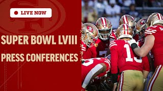 49ers Speak to the Media Ahead of Super Bowl LVIII [upl. by Kappel]