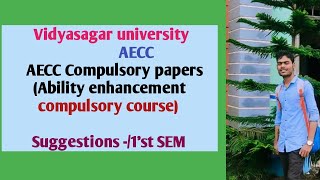 AECC English Compulsory 1st sem Vidyasagar university [upl. by Dlareg]