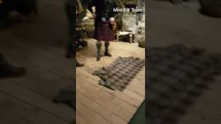 How to put on a feileadh mor plaid by Clansman Centre Fort Augustus [upl. by Savage]