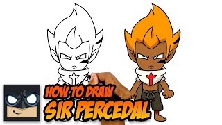 How to Draw Sir Percedal  Wakfu  Step by Step Tutorial [upl. by Doowrehs]