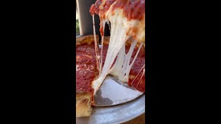 Giordano’s  Chicago Deep Dish pizza  Super Gooey Cheese shorts [upl. by Anyd]