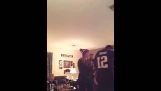 Malcolm Butler interception reaction  2115 Patriots Super Bowl Champs [upl. by Hoye]