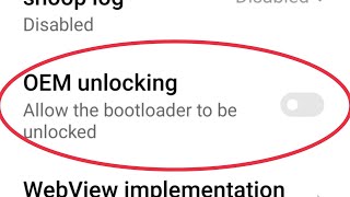 How To Enable OEM unlocking Allow the bootloader to be unlocked Settings Android [upl. by Ottinger]