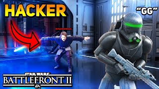 HACKER BREAKS Star Wars Battlefront 2 Heroes Vs Villains Game Funny Moments  Battlefront 2 [upl. by Fennie]