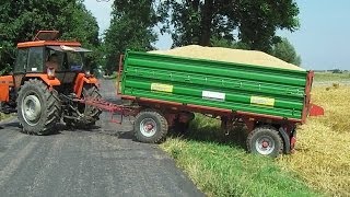 Sound Dźwięk maszyn John Deere New Holland Claas Bizon Ursus [upl. by Anaugahs]