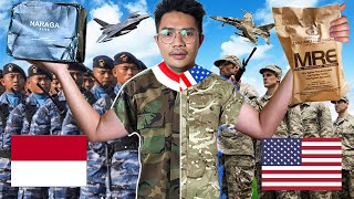 Makanan Tentara Indonesia vs Tentara Amerika [upl. by Nidla]