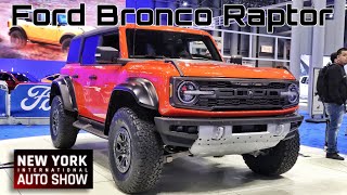 Ford Bronco Raptor desde el Auto Show de Nueva York 2022 [upl. by Mur634]