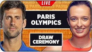 Paris Olympics 2024 • Draw Ceremony • LIVE Tennis Reaction Stream [upl. by Eibmab]