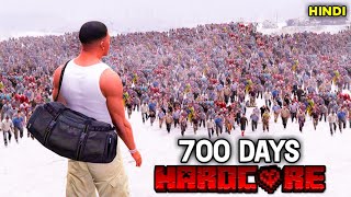 I Survived 700 Days In a ZOMBIE APOCALYPSE In GTA 5 [upl. by Pierce695]