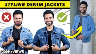 Denim Jacket Outfit Ideas  How To Style Denim Jacket in Winter 2024  BeYourBest Fashion San Kalra [upl. by Suoivatra]