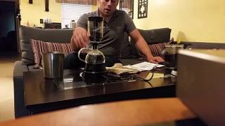 Using the Diguo Electric Siphon Coffee Maker [upl. by Enellek244]