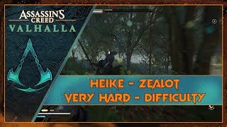 Heike  Zealot  AC Valhalla  Very Hard  Master Difficulty  RTX 2070 [upl. by Pascasia]