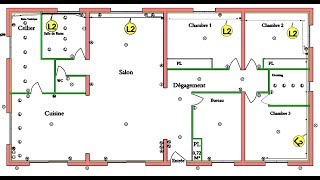 PLAN INSTALLATION ELECTRIQUE COMMENT FAIRE [upl. by Stella]