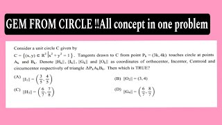 JEE advanced 2025 circle all in one problem jee relevant series [upl. by Hairom]