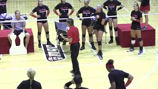 Ball State Volleyball Defensive Reps and Out of System Drill [upl. by Elena612]