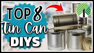 DONT Throw That Away TOP Crafts Hacks amp DIYS To Make with CANS DOLLAR TREE DIY Decor Ideas [upl. by Uhile653]