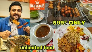 Barbeque Nation Unlimited Buffet in just 599₹  Unlimited food amp kebab [upl. by Lan102]