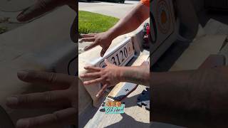 How to paint a curb curbpainting americanflag arenascurbappeal diy [upl. by Adolf]