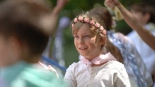 Maypole Dance 2014 Woodside Elementary School [upl. by Betty]