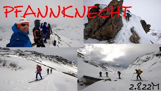 Skitour Jamtalhütte zum Pfannknecht 2822m  Gipfel anspruchsvoller als erwartet inkl Klettersteig [upl. by Yeuh391]