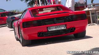 Decatted Ferrari Testarossa INSANE Sound  Redline Revs and Acceleration [upl. by Mariele827]