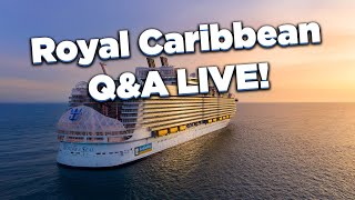 Royal Caribbean QampA LIVE [upl. by Esdnil]