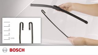 Hook Connection  How to Install Bosch ICON Wiper Blades [upl. by Kerby74]