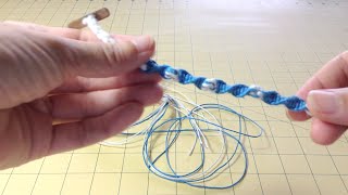 Tzitzit Tying Tutorial  Ashkenazi Tzitzit DNA Double Helix Design [upl. by Ecnarepmet]