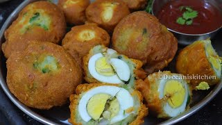 Egg BondaNew recipe for IftarEvening Snack Recipe Anda Bonda Recipe [upl. by Santini]