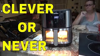 CHEFMAN Easy View Air Fryer 8 Qt Family Size with Viewing Window Review [upl. by Eesak188]