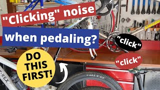 Bike Ticking Clicking Noise When Pedaling Try This Fix First [upl. by Eignat]