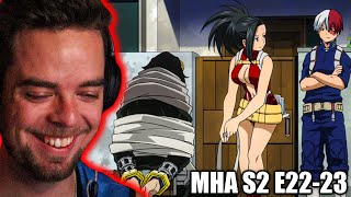 YAOYOROZU RISING MHA SEASON 2 EPISODE 22 amp 23 REACTION [upl. by Wadell]