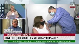 Volvieron a aumentar los casos de Covid19 el análisis del médico infectólogo Eduardo López [upl. by Pomfret]