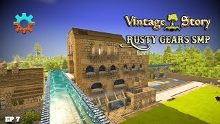 Vintage Story Greco Roman Housing Rusty Gears S3E7 [upl. by Boswell]