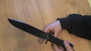 Cold Steel Trail Master  Favorite Large Fixed Blade Survival Knife [upl. by Ahsuoj]