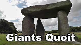 Giants Quoit aka Carwynnen Quoit  Explore Cornwall [upl. by Rafaelita]