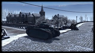 Char B1 Against German Brigade  Call to Arms Gates of Hell  Ostfront [upl. by Zielsdorf693]