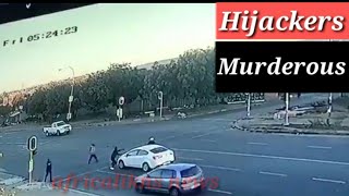 Look at these murderous hijackers who shot and killed Isabele Vancoller 56 in Bramley JHB [upl. by Unders]